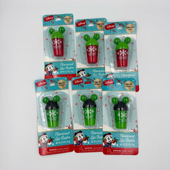 Lot of 6 Disney Flavored Lip Balms - Picture 1 of 1